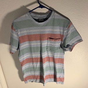 striped Vans short sleeve T-shirt